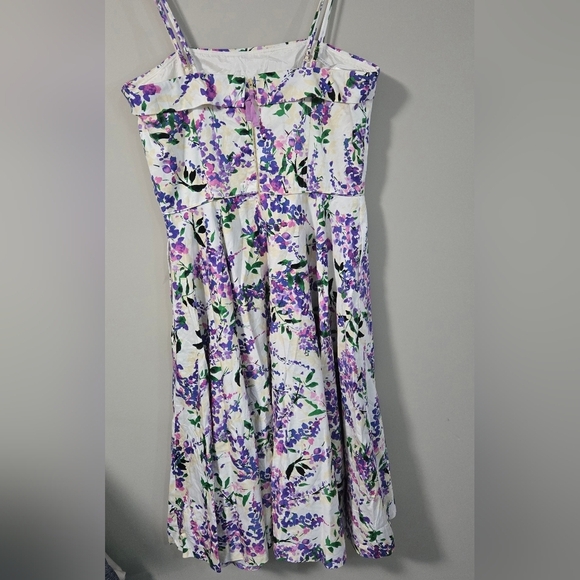 Maggy London Julia Berolzheimer Floral Print Women's Dress With Pockets No Tag - Picture 4 of 13